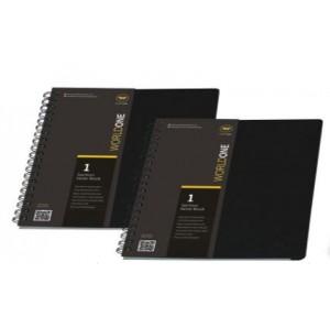 Worldone A5 , 1Subject Wiro Notebook (PP) WPP1312 (80 Pages)